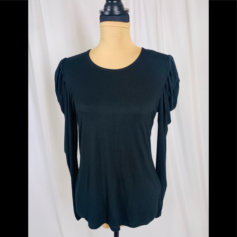 Catherine Malandrino Puff Sleeve Top